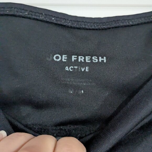 Joe Fresh Ombre Spandex Leggings Black Grey Size Medium - Picture 2 of 5